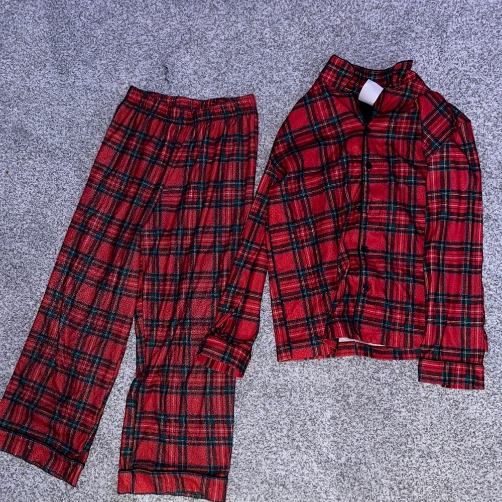 Plaid PJ set